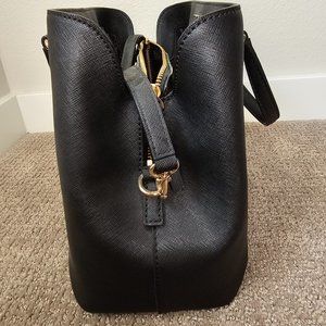 Kate Spade WKRU3930 Laurel Way Evangelie Leather Satchel - BLACK